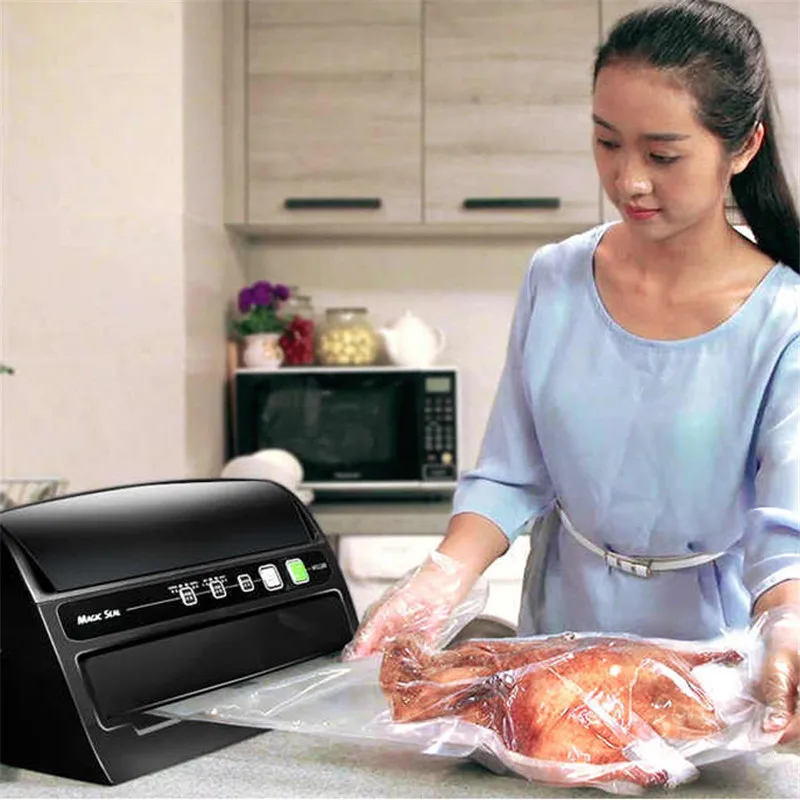 

MAGIC Vacuum Sealer Dry Wet Oil Food Vacuum Sealing Machine Strong Suction Household Commercial Sealer MS1160