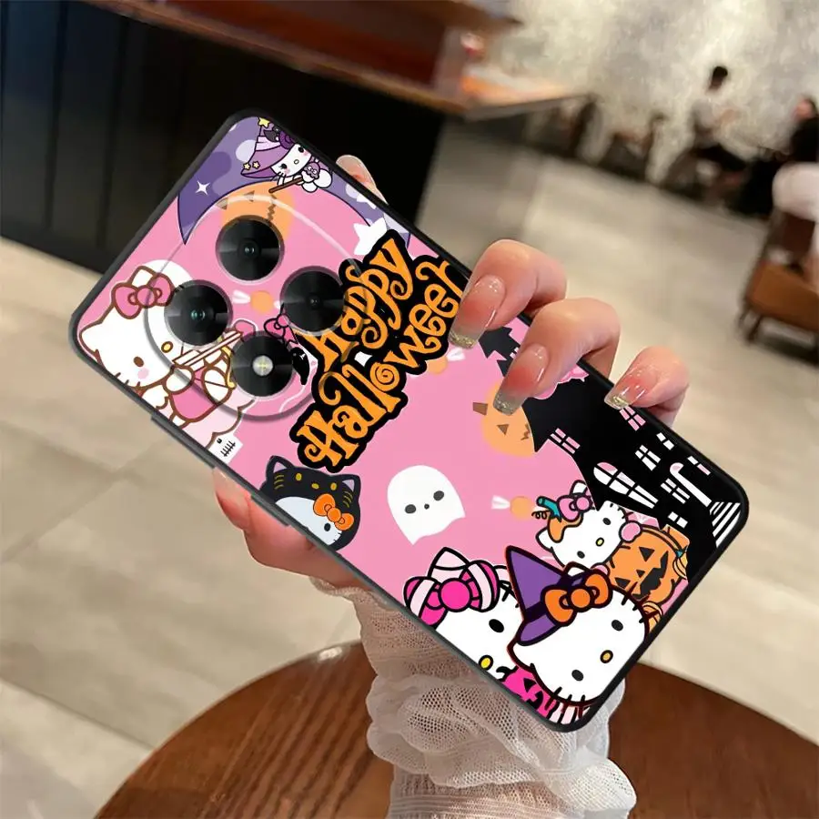Capa rosa hello kitty halloween para xiaomi redmi note 12s 11s 11 13 12 pro plus 10 9 8 pro 10s 9s capa traseira macia de telefone