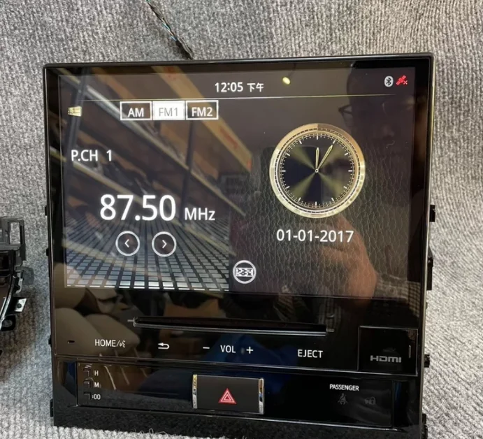 Écran externe de Navigation haut de gamme pour Toyota Land Cruiser GT, contrôle Central tactile, écran capacitif, pièces automobiles