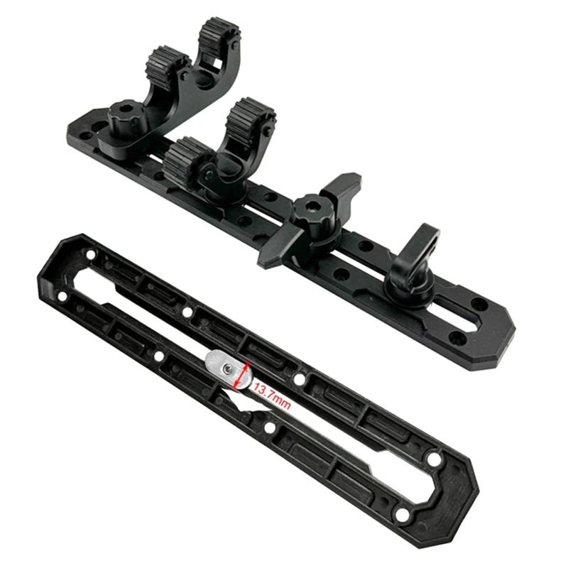 2Pcs 10.4Inch Low Profile Track, Kayak Track For Fishing Rod Holder, Kayak Gear Track Accessories