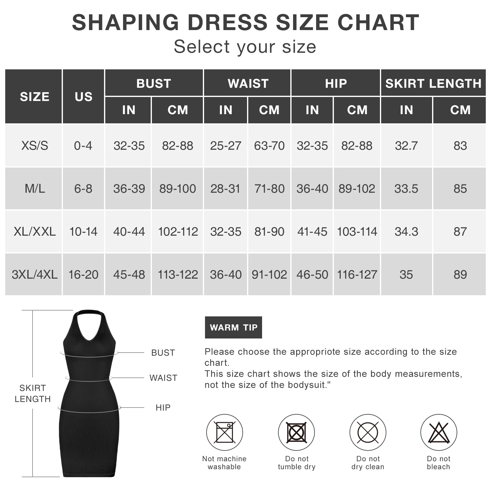 Hexin Shapwear Dress Halter Neck Deep U Outer Wear Shaping For Women Seamless Tummy Control Push Up Thigh Slimmer Abdomen Shaper