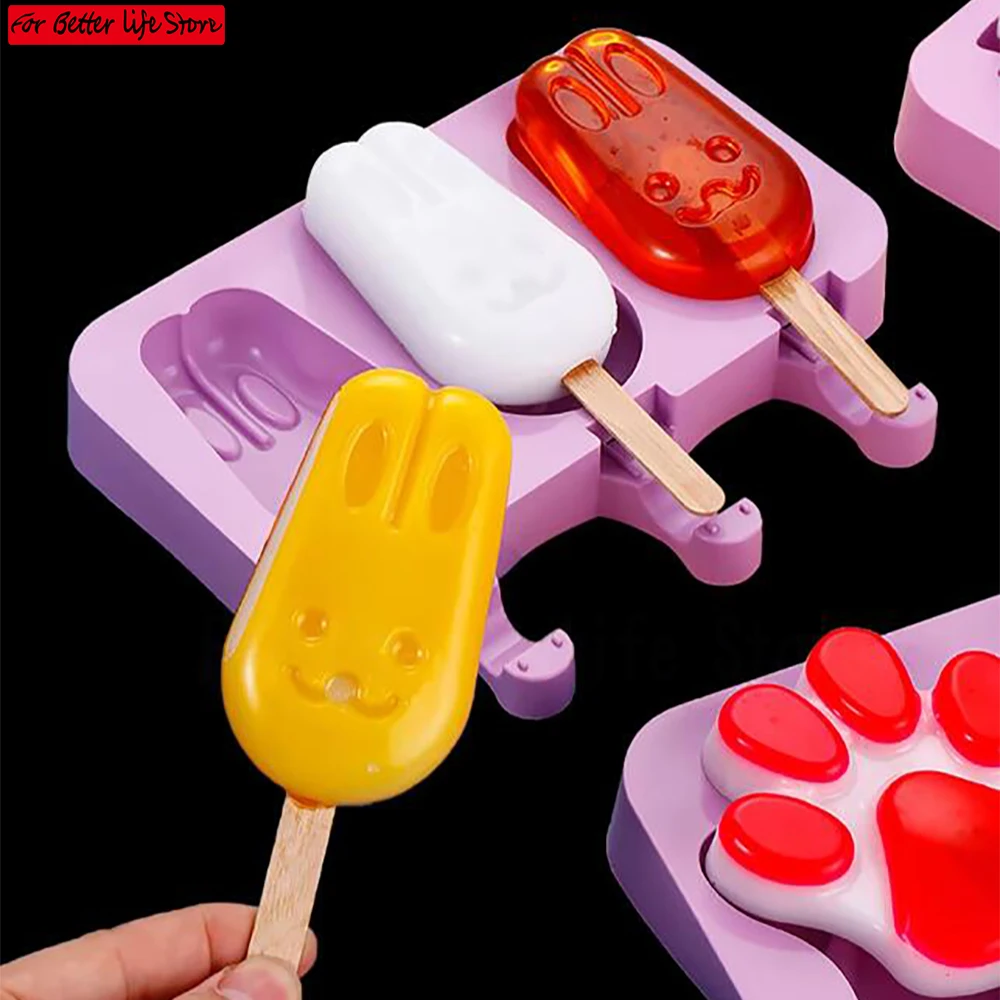 

1piece cartoon ice cream stick ice mold handmade ice cream stem shaped cheese shaped ice cream popular ice cream bowl mold