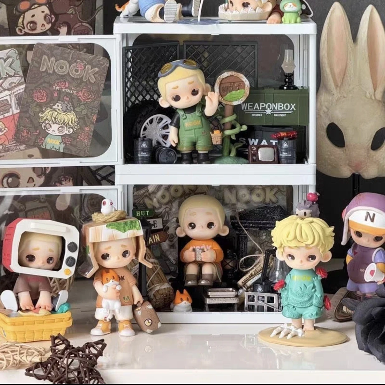 

52 игрушки Nook Wasteland Park Series слепая коробка Guess Bag орнамент мультяшная фигурка домашний декор настольные куклы модель подарок на день рождения для девочки