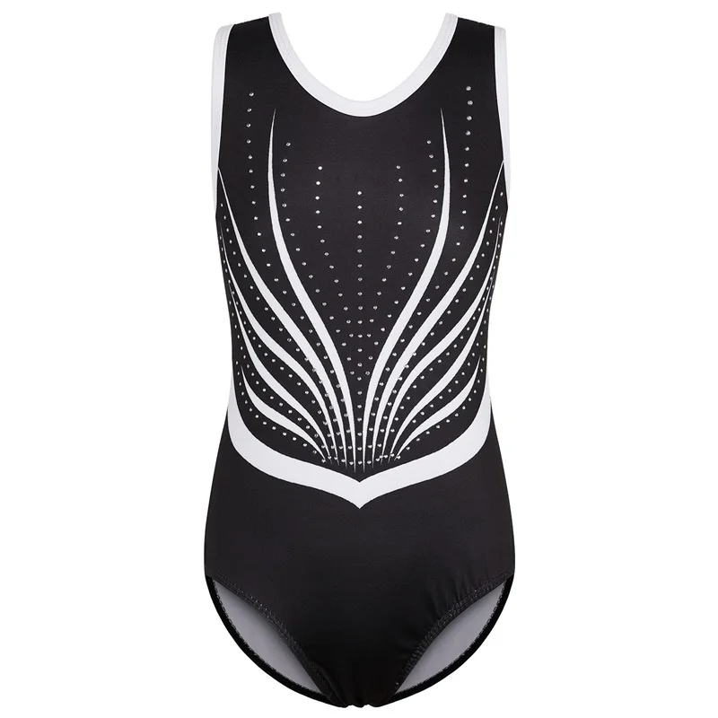 Toddler Girls Ballet Leotards Gymnastics Outfit Dance Wear Kids Bodysuit Practice Costume Sleeveless Performance Clothes