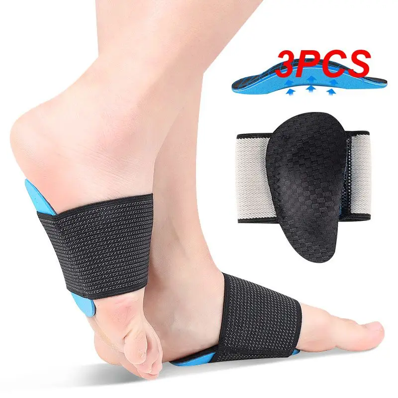 3PCS Flat Feet Arch Support Orthopedic Insoles Pads For Shoes Men Women Foot Valgus Varus Sports Insoles Shoe Inserts Cushion