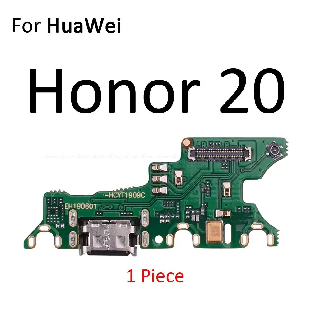 Charger USB Dock Charging Dock Port Board With Microphone Flex Cable For HuaWei Honor View 20 20S 20E 10 10i 9 8C 8X 8 Pro Lite