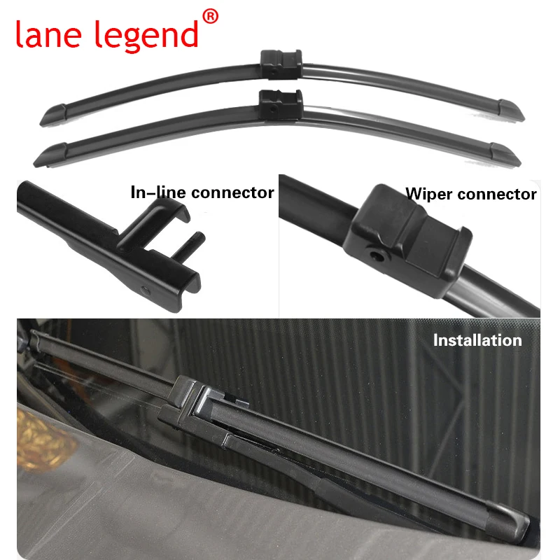 Car Wiper Blade for Volkswagen VW Golf 4 MK4 R32 2002-2003 Front&Rear Windscreen Windshield Wipers Car Goods 21\