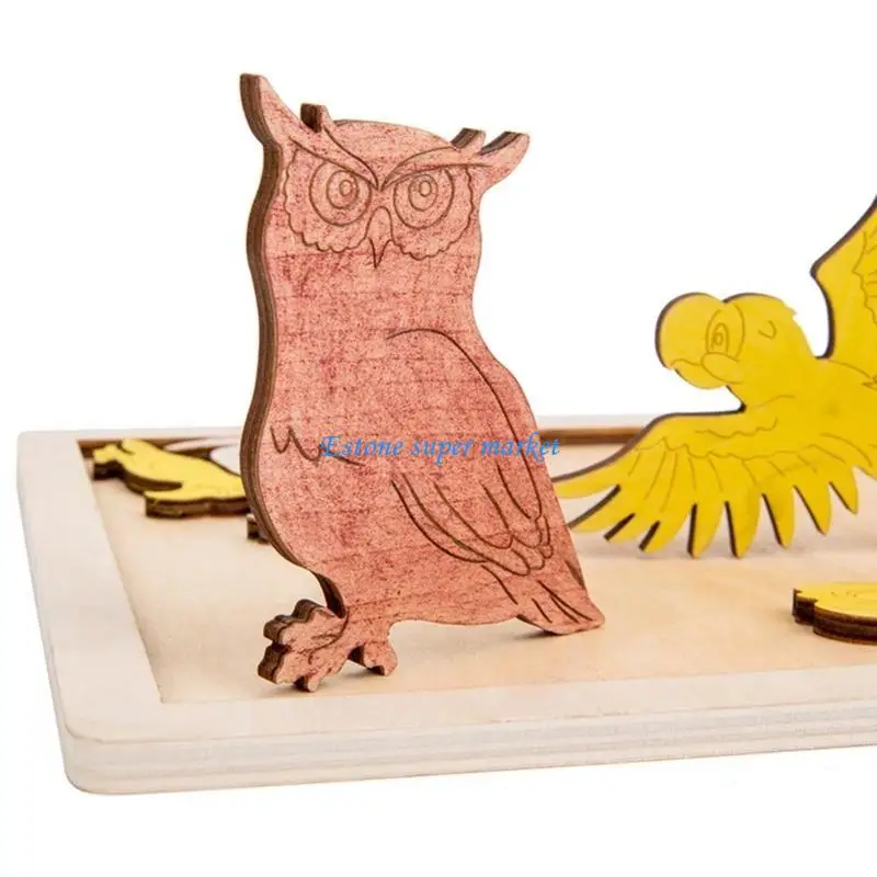 

090B Preschool Education Animal Puzzles Various Animal Toy Learning Playset Toy Set Educational Painting Toy