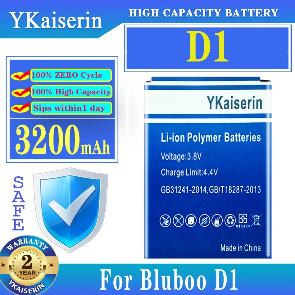 

YKaiserin Battery 3200mAh For Bluboo D1 Mobile Phone Batteries