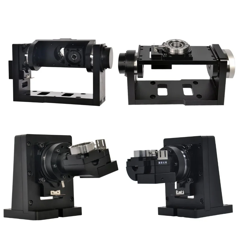Customizable Small 5‑Axis Rotary Indexing Platform Hollow Servo Stepper Rotating Stage For Welding Dispensing Equipment