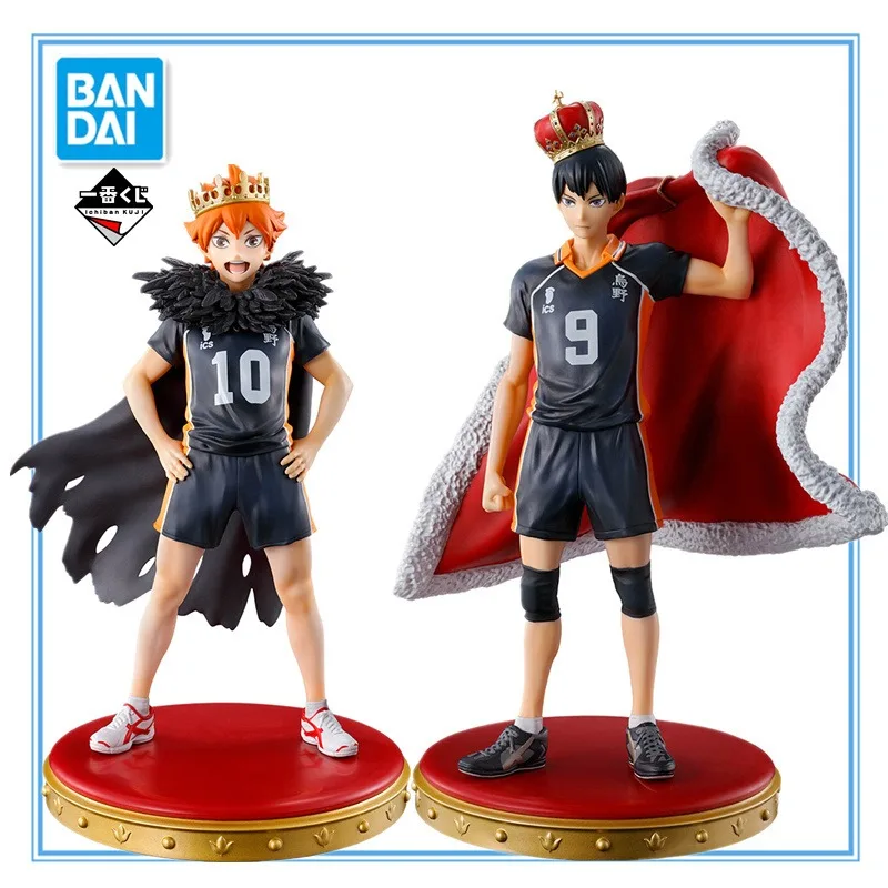 

In Stock BANDAI Haikyuu Ichiban KUJI 10th Anniversary Shoyo Hinata Tobio Kageyama PVC Anime Action Figures Model Toy Gift