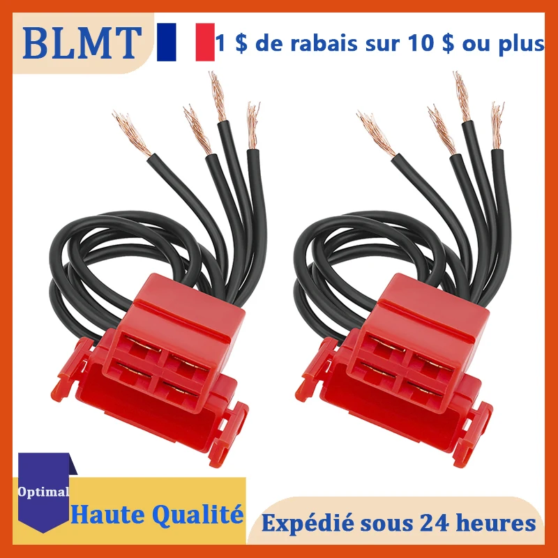 Faisceau de câblage de connecteur de relais solénoïde de démarreur à 4 voies pour KAWASAKI ZX900 ZX-9R EX650 R NINJA VN2000 VN1600 ZX636 ZX-6R