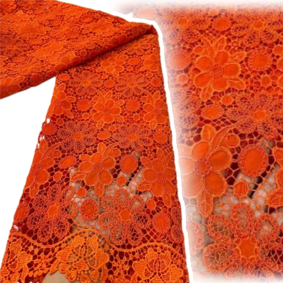 

Высококачественная африканская гипюровая сетчатая ткань 2026 года, нигерийское кружево с вышивкой бисером, тюлевое кружево для свадебных и праздничных платьев 2322