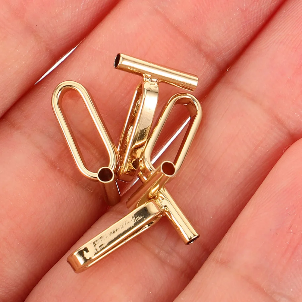 6pcs Pin Converters Mini Pin Converters Brooch Converter Metal Brooch Pendant