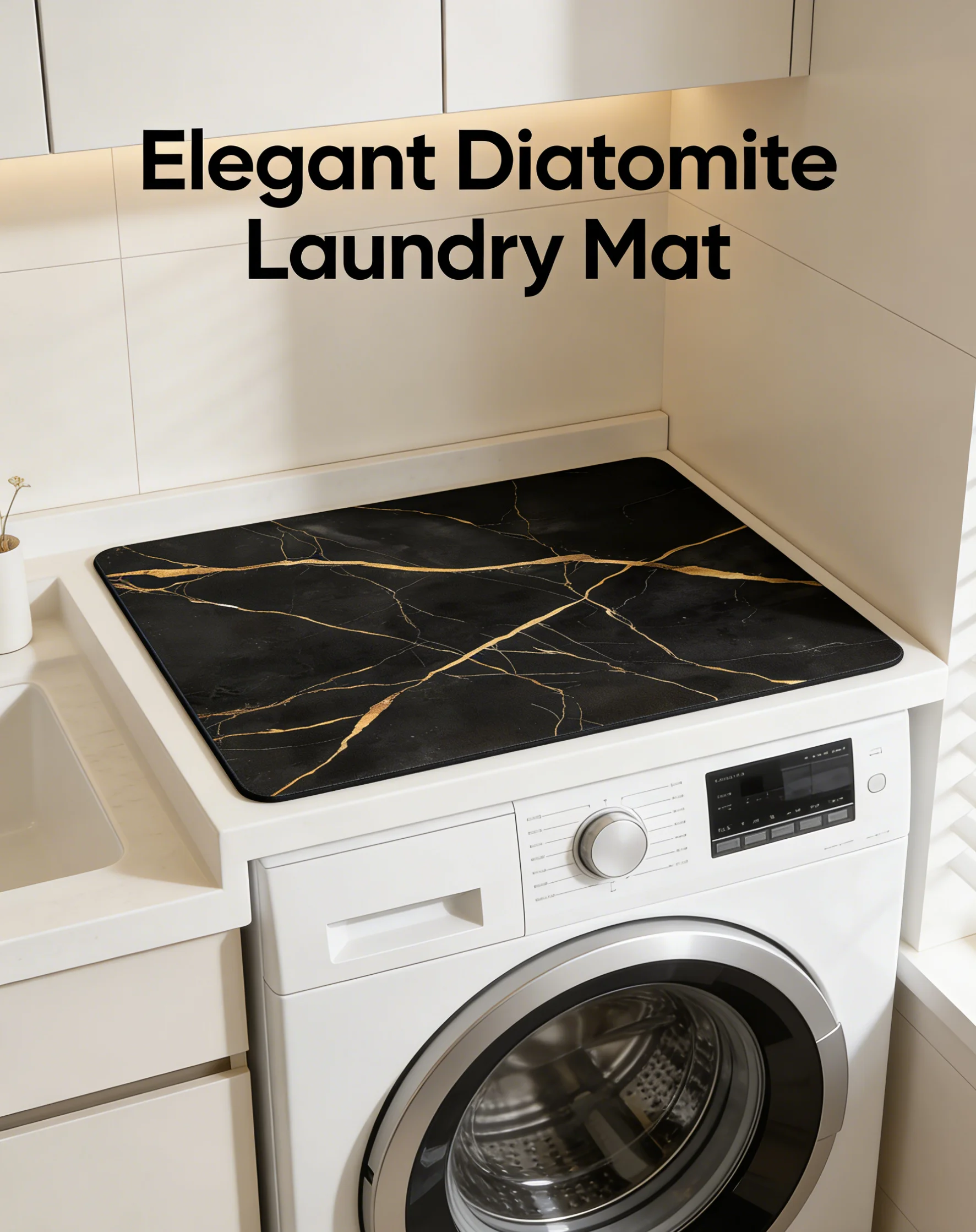  Washing Machine Dust Cover Oven Microwave Refrigerator Fridge Top Protector Mat Coffee Drain Pad Table Placemat