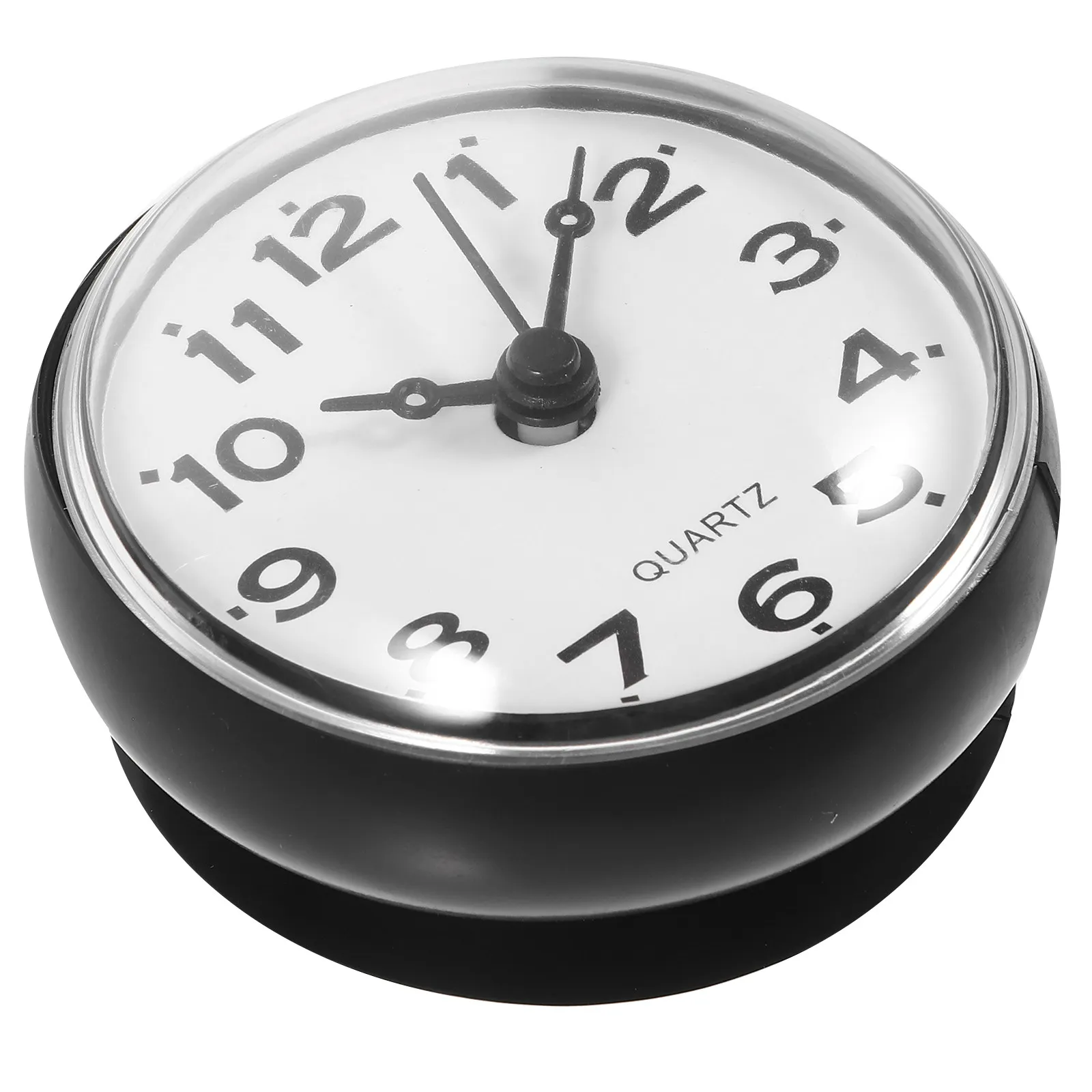Small Wall Clock Waterproof Bathroom Clock with Suction Cup for Shower Or Kitchen Space Saving Elegant Design Wall Ornament view 3