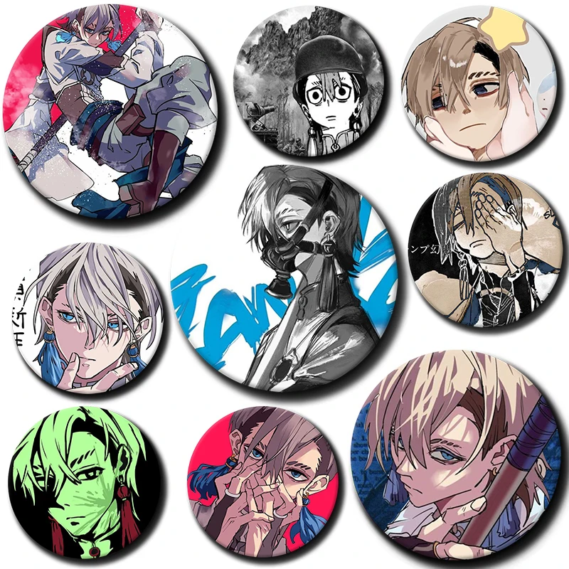 

Cartoon Character Zanka Nijiku Soft Button Pin Tinplate Badge Anime Brooch Creative Badge for Backpack Clothes Decoration Gift