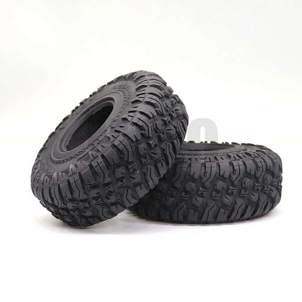 1.9 inch 118mm rubber tire, suitable for 1/10 RC tracked vehicle TRX4 SCX10 CC01 YICONG 4102 4103