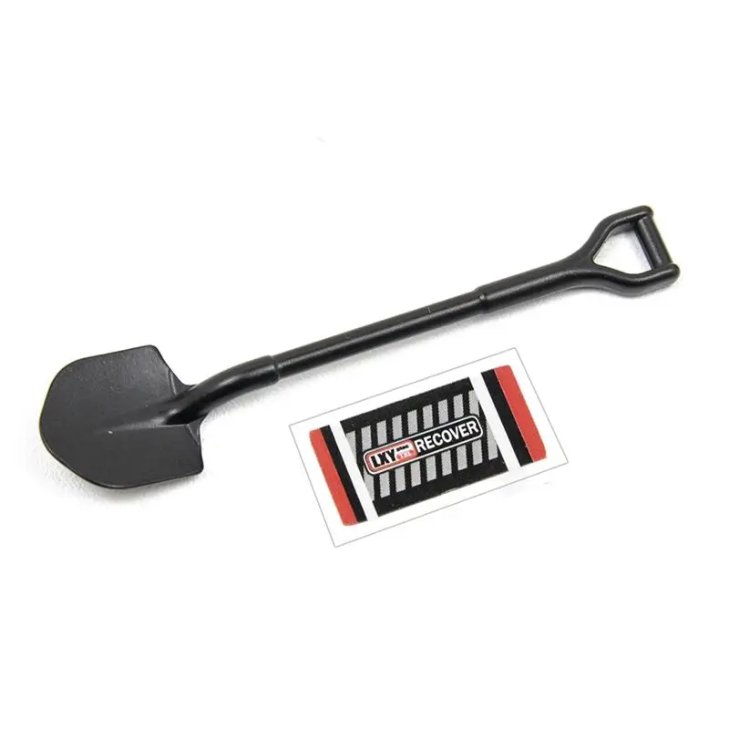 New Arrival 55X12.5Mm Simulation Metal Shovel Decoration for TRX4M SCX24 AX24 FCX24 1/18 1/24 RC Crawler Car Upgrade Parts