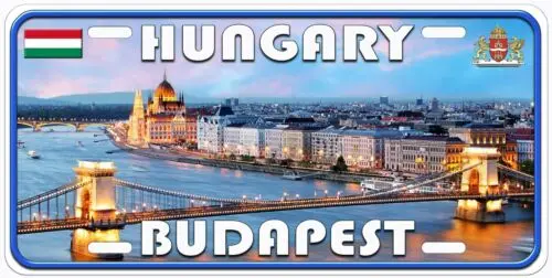 Budapest Hungary BH01 Novelty Car License Plate Aluminum