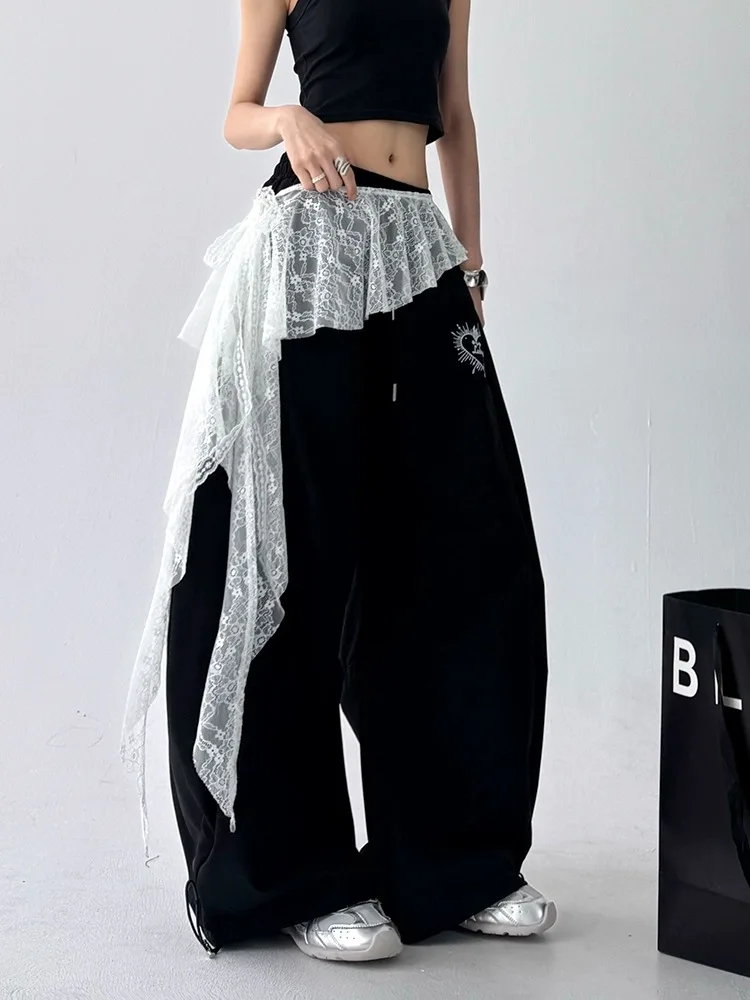 ファッショナブルなレーストリムトライアングルスカーフ レディース 2025 新作 レイヤードウェア スカート カーテンネット ウエストショール ドレス カバーアップ