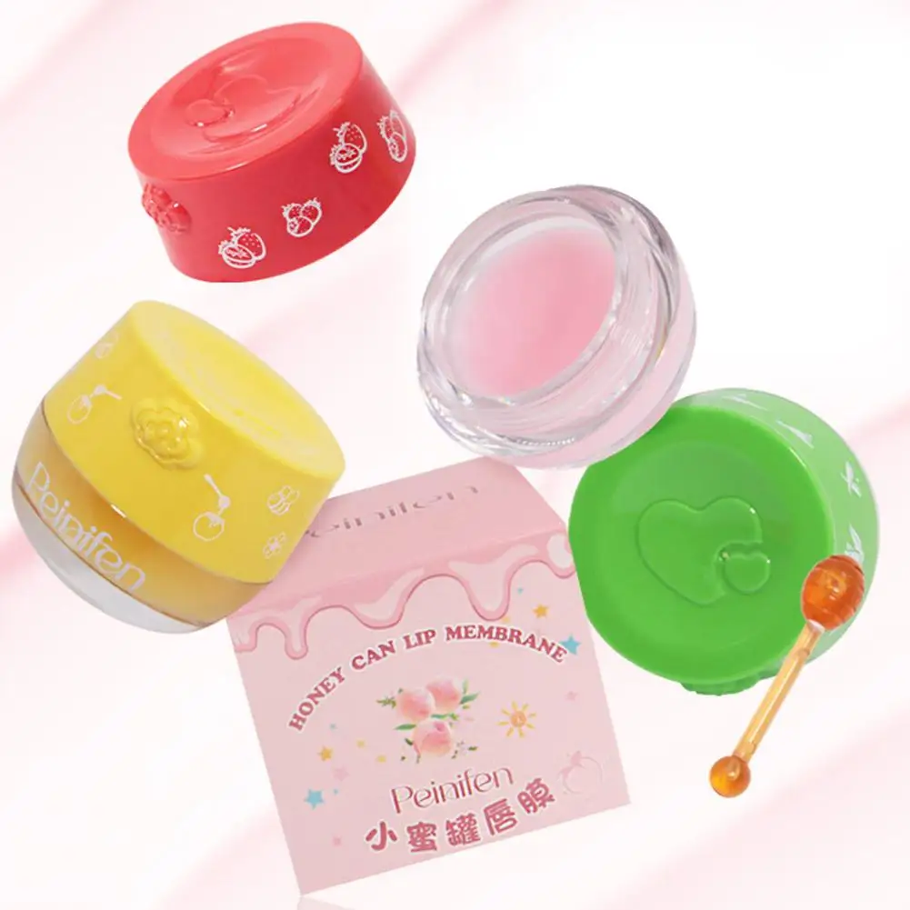 قناع الشفاه للنوم، صيانة النوم الليلي، ملمع الشفاه المرطب، كريم التبييض المغذي للعناية بالشفاه، عسل الفراولة #1