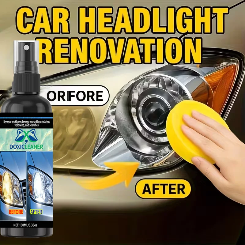 

Car Headlight Restoration Brightness Renewal Paste; Restore Brightness Without Sanding; Remove Scratches And Restore The Brightn