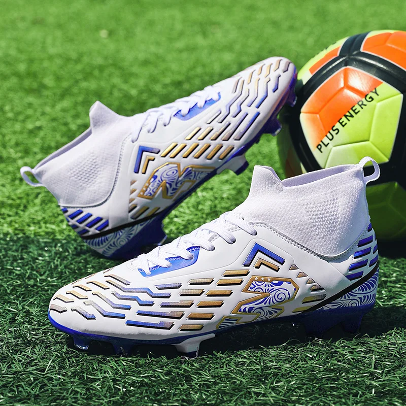 

Professional Football Boots Men Soccer Shoes Youth Outdoor Training Trainers Lightweight Studs Non Slip Boys Sports Footwear