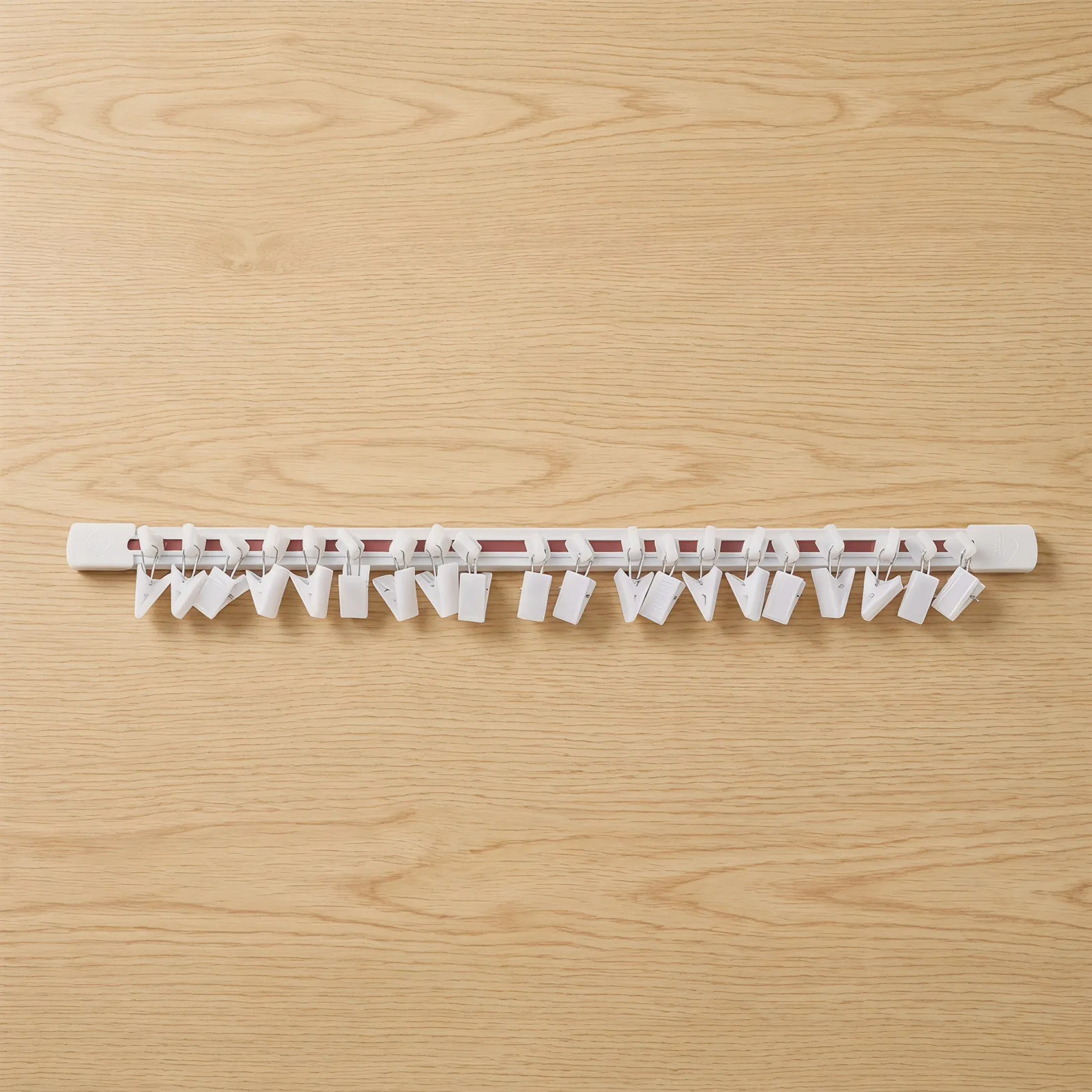 2Sets Metal Sliding Ticket Holder Organizer For Restaurant Kitchen Office Organizer Rail Self Adhesive Receipt