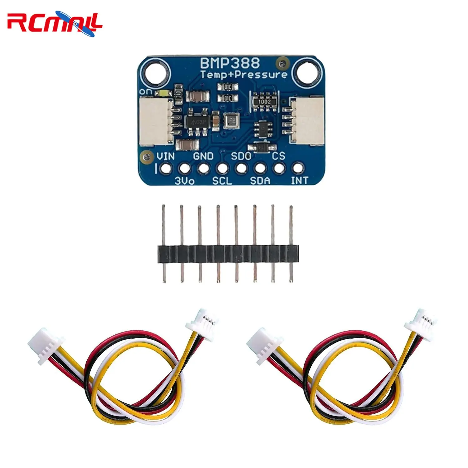 BMP388 Precision Barometric Pressure and Altimeter with Q-w/iic Cable Digital Temperature Detector Air Pressure Sensor BMP280