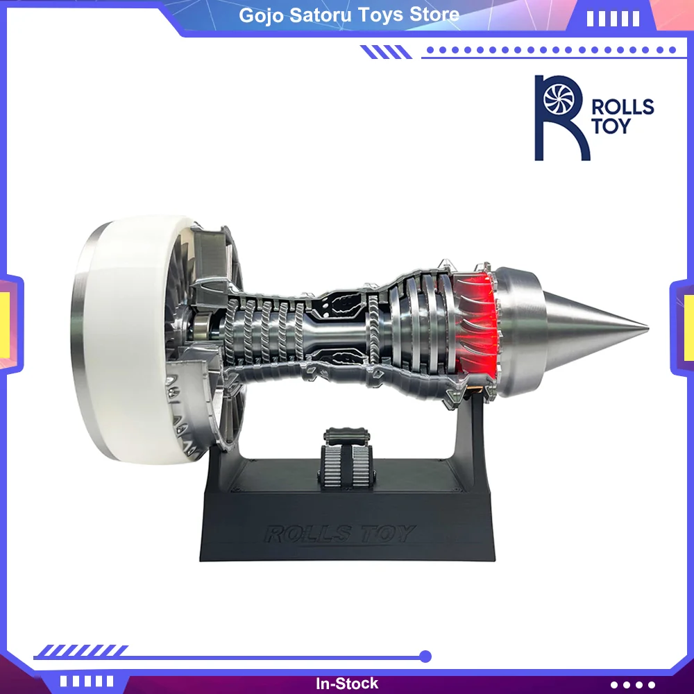 TR900 Super Turbofan Engine Model Kits Brushless Motor Function Fan Electric Buffer 3D Printing Process Boutique Collection Toy