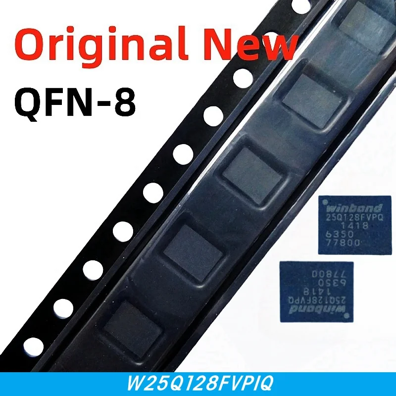 5pcs 100% New 25Q128FVPQ W25Q128FVPIQ QFN-8 Chipset