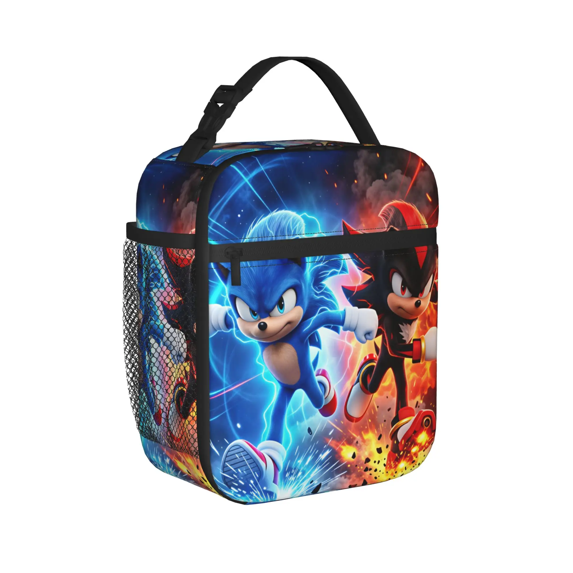 Sonices Cartoon Lunch Bag  Picnic Lunch Box For Girls Cute Designer Tote Food Bags Oxford Convenient Cooler Bag