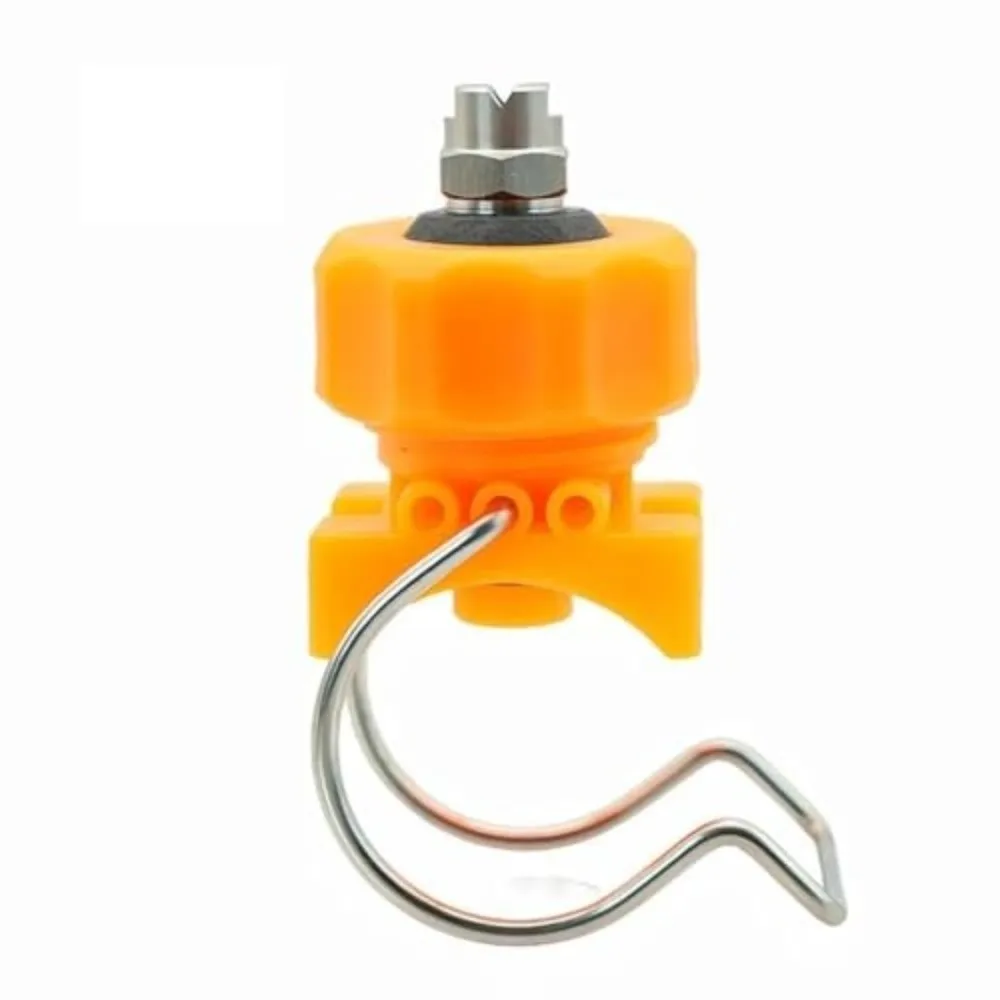 Wear Resistant Fan Spray Nozzle Adjustable Conical Sprinkler Head Corrosion Resistant Plastic Atomizing Nozzle Surface Cleaning