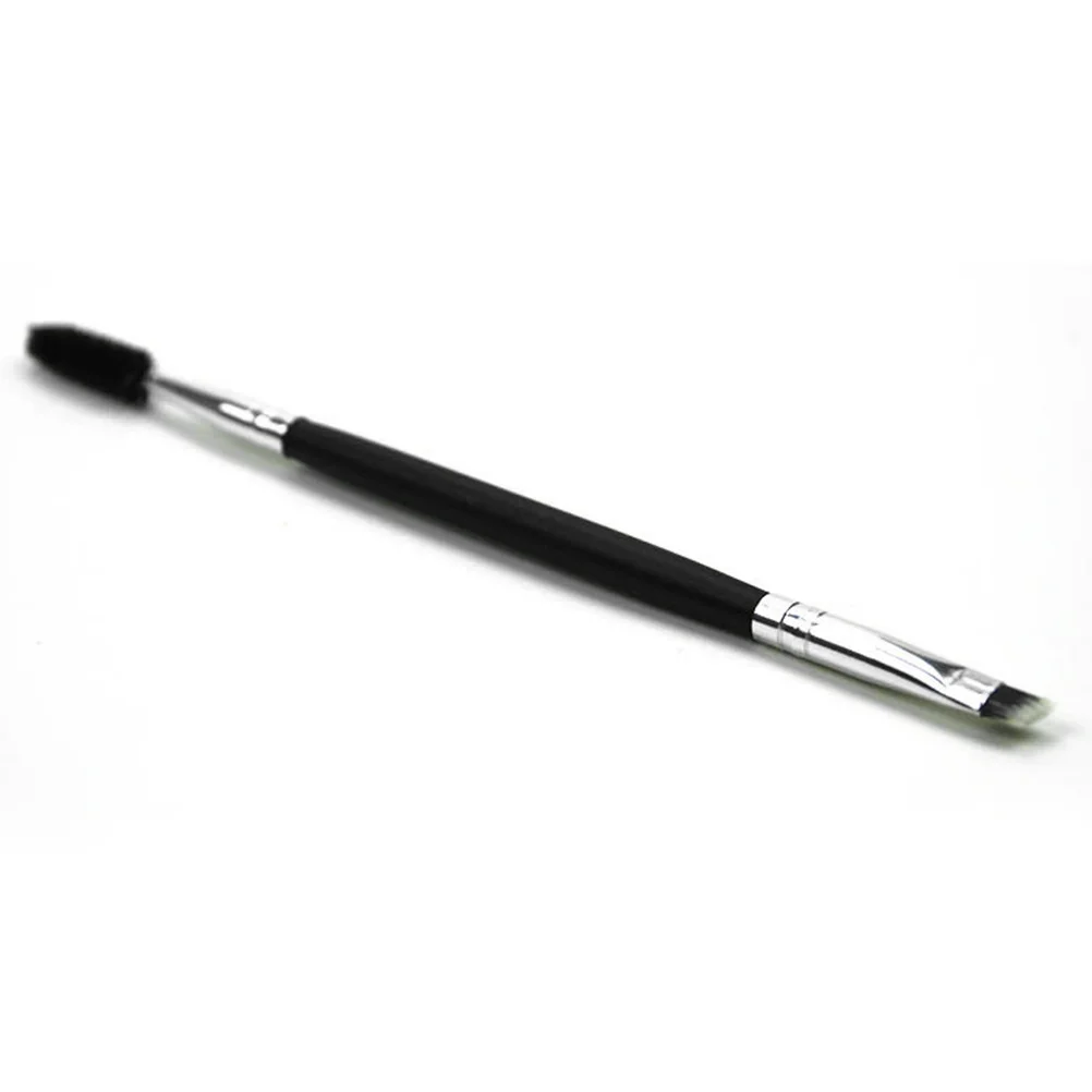 3 قطع من مكياج الحواجب الاحترافي الرموش الحلزونية للنساء، أداة ماسكارا بمقبض خشبي أسود، فرشاة تجميل #5