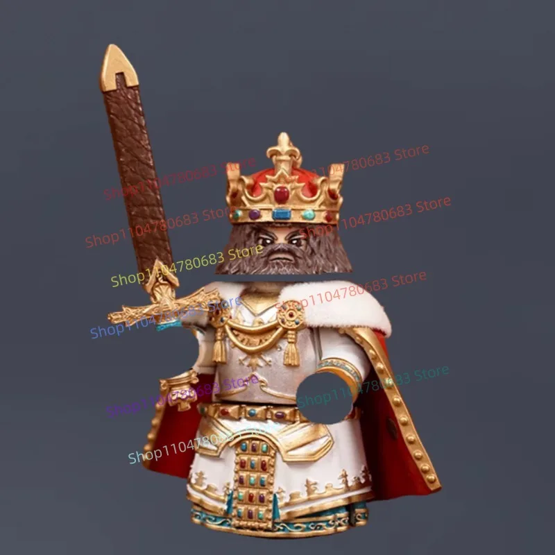 

MOC Building Blocks Mini Figure European Empire King Accessory Assembly Model Cartoon Anime Toy Holiday Gift Collectible