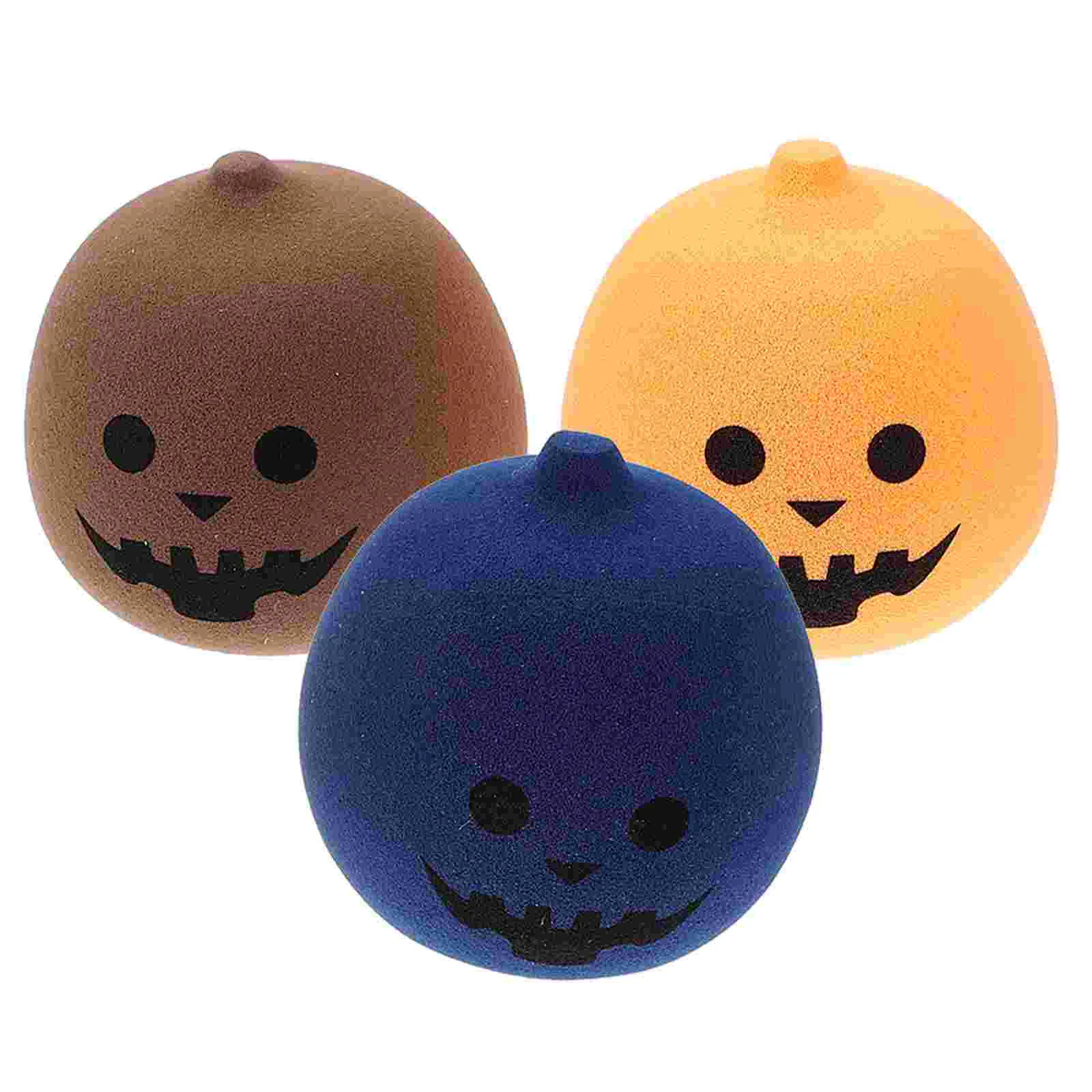 3 Pcs Halloween Maquiagem Ovo Mulheres Ferramenta Liquidificador Beleza Pó Puffs Miss