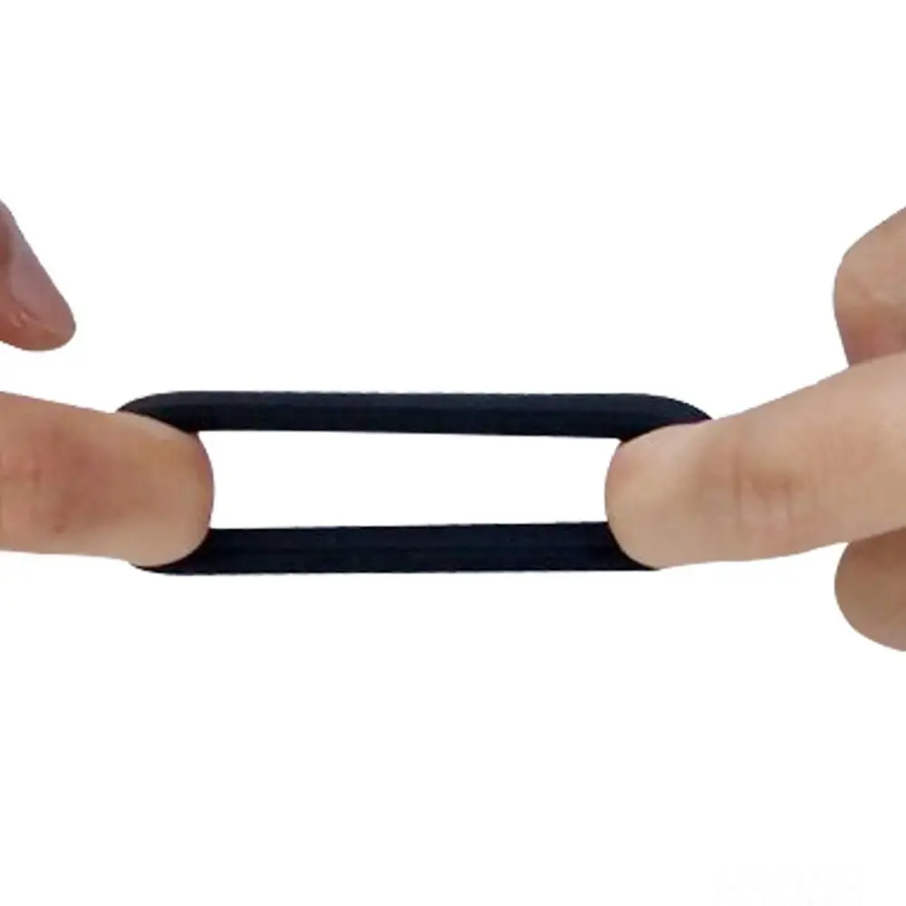3 Stück langlebige, dicke, flache Gummiringe aus Silikon, Durchmesser 35 mm, Gepäckradring, elastische, flexible Radringe, Gepäckrad – Detail 4