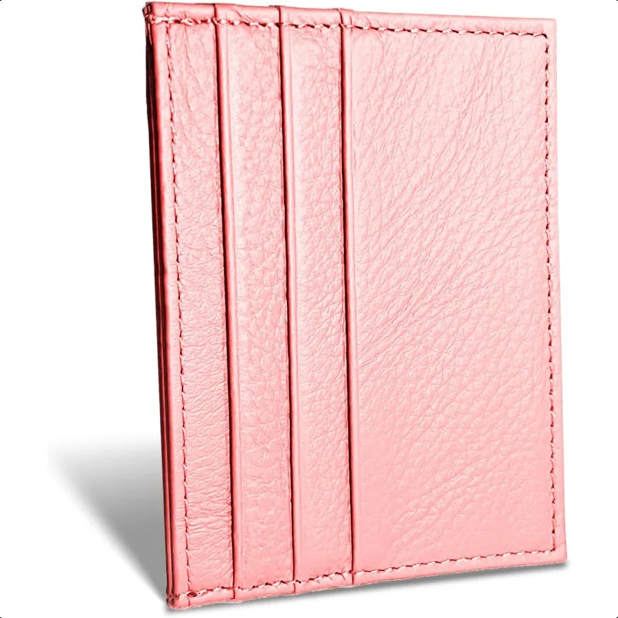 

Credit Card Holder Wallet RFID Blocking Slim Credit Card Cases Holder Premium Leather Minimalist Front Pocket Small Wallet with
