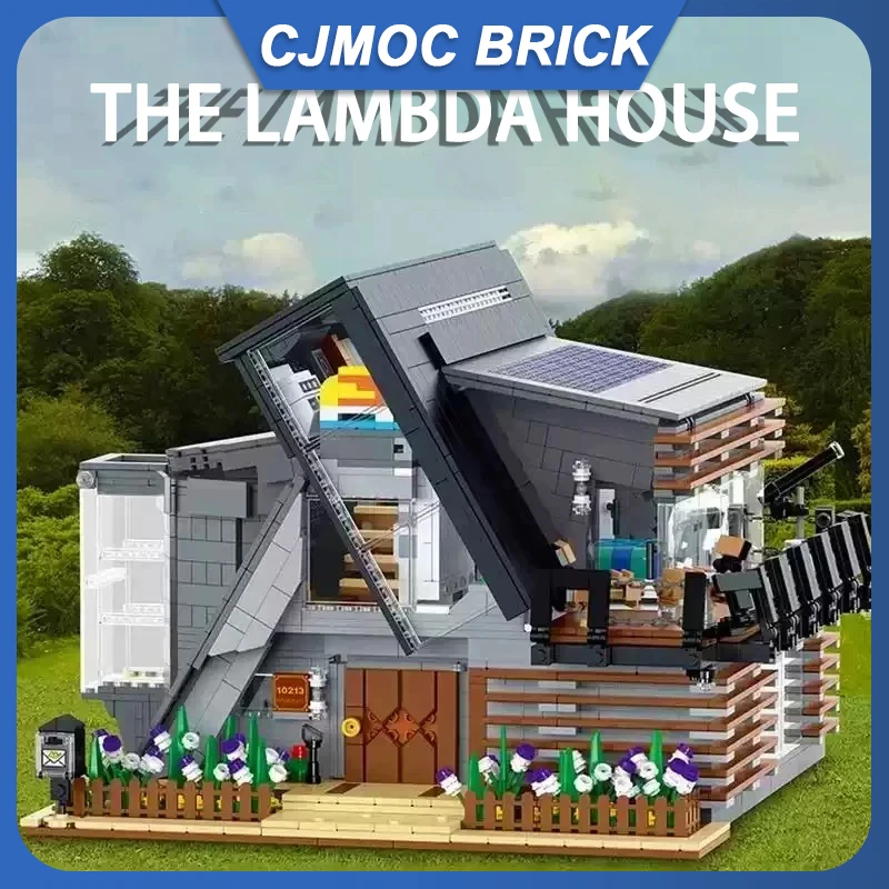 

Модель виллы Рамады, строительные блоки MOC 10213, дом резиденции, модульная архитектура, кирпичи, игрушка «сделай сам», креативные идеи, подарок для детей и взрослых