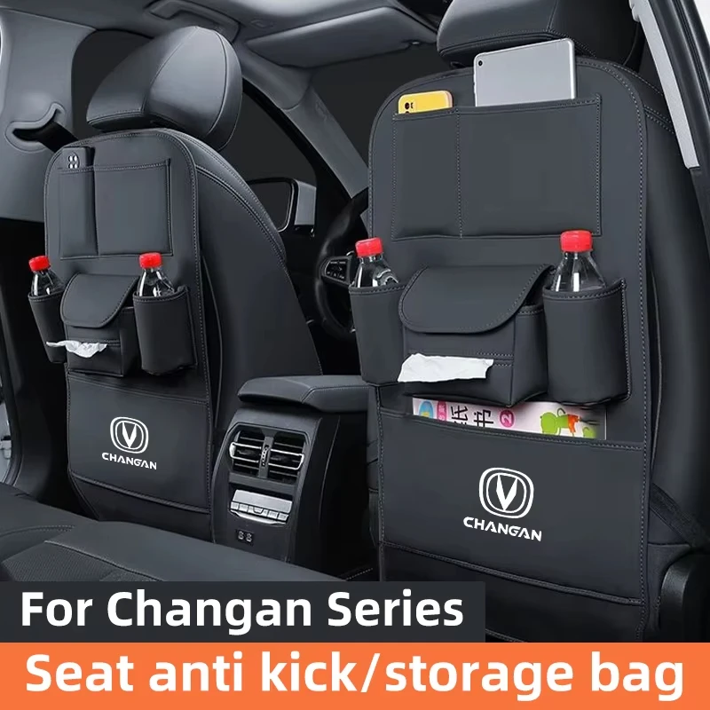 

For Changan CS85 CS55 Aslvin CS75 CS95 Uni k T Car Seat Anti Kick Pad Leather Seat Back Organizer Anti Scratch Protector Pad