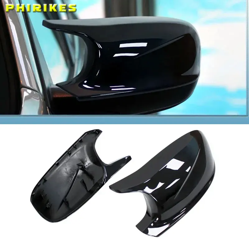 

X3 F25 Pre-LCI M style Rearview Mirror Cover Side Wing Rear View Mirror Case Cover Glossy Black For BMW X1 E84 2010 2011-2013