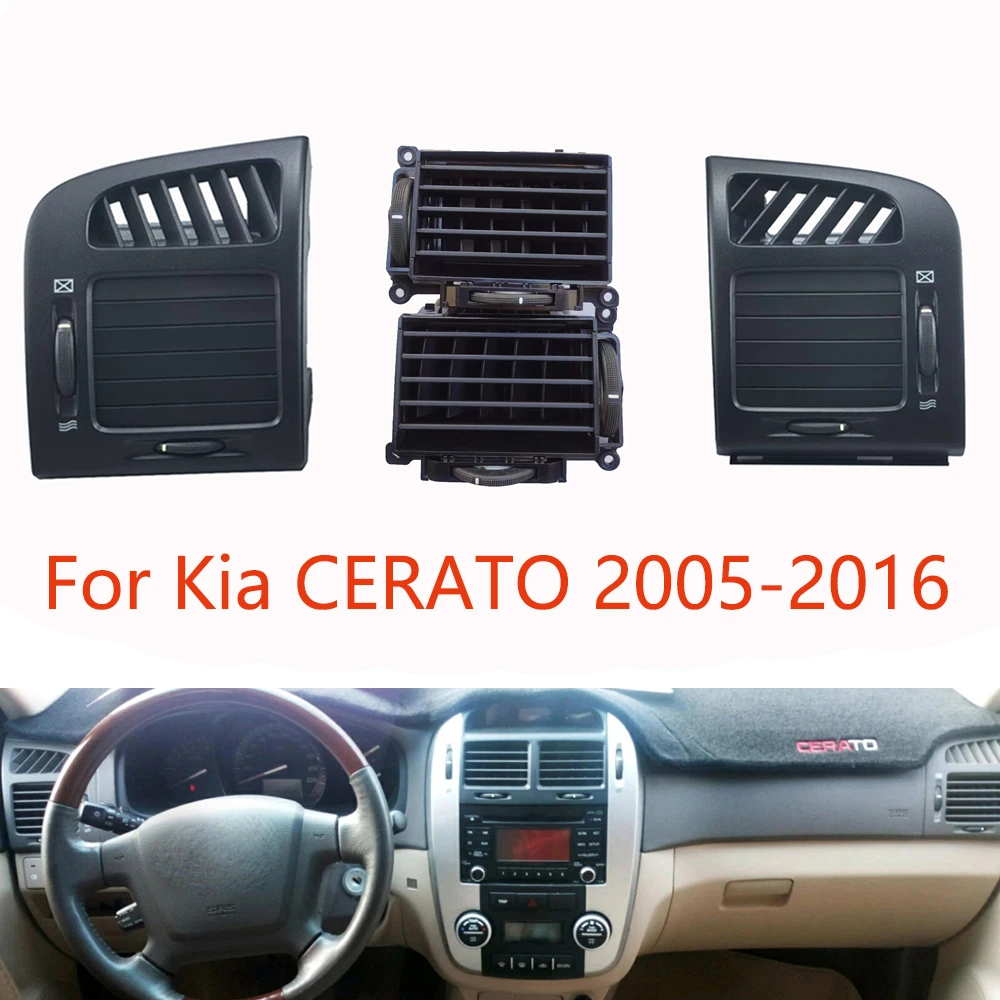 

For Kia CERATO 2005-2016 Air conditioning A/C outlet front air outlet center Vents Plate Panel Interior A/C Panel