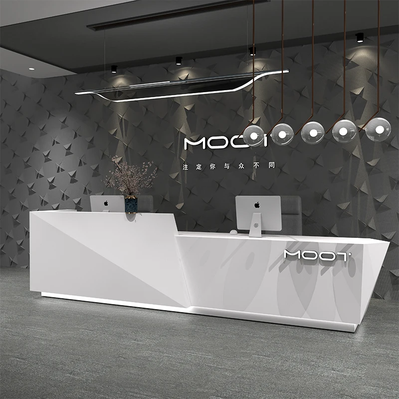 

Hotel Lobby Front Desk Reception Counter Office Furniture Commercial Beauty Salon bar Reception Desk Rezeption Reception Desk