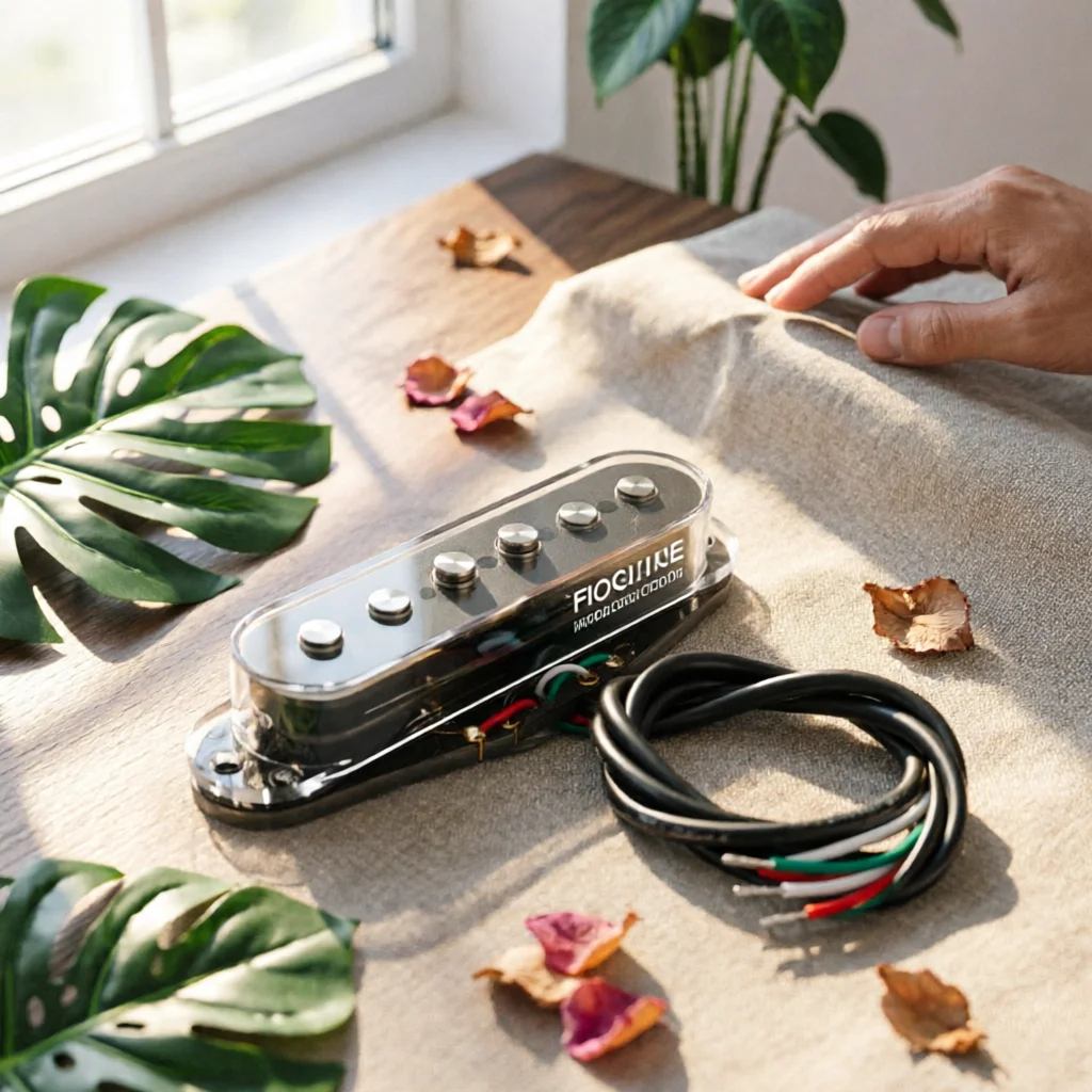 

Stacked Single Coil Pickup Noise Reduction Music Gear Part for Repair