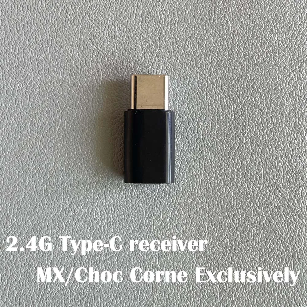 USB-A Type-C receiver compatible with SZRKBD MX/Choc Corne Sofile VELVE 2.4G Wireless Mechanical Keyboard Dedicated