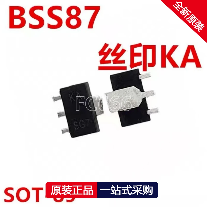 1PCS BSS87 KA SOT-89 MOS field-effect transistor