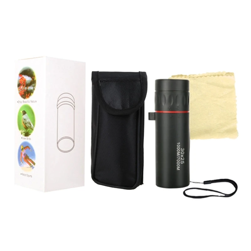 Mini Pocket Monocular 30x25 Monoculars Handheld Optics for Outdoor Camping-Hiking Traveling