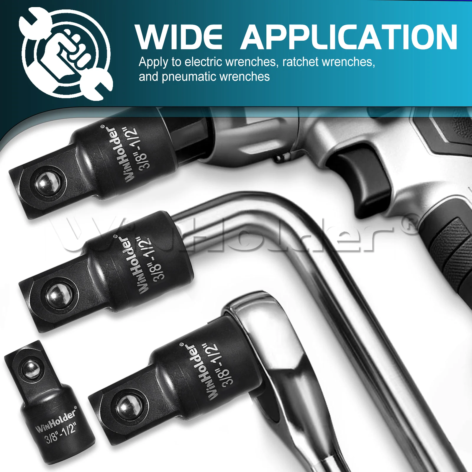 Picture 8: WinHolder Single Impact Socket Adaptor Step Up Adapter 3/8