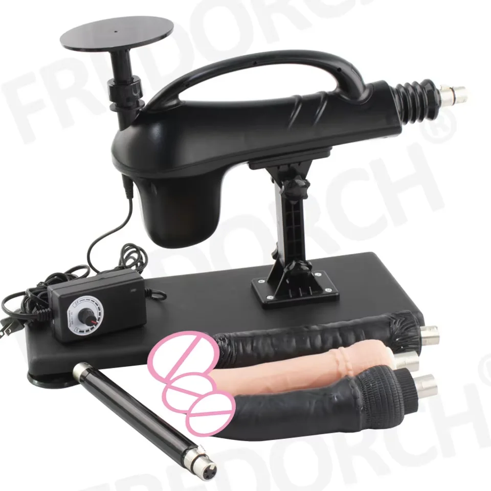 New Sex machine with female high-speed adjustable masturbation pump, equipped with 3XLR sex gun and dildo suitable for couples